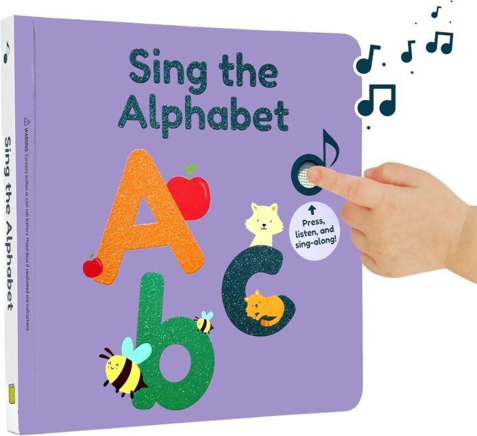 Calis Books ABC Book | Great Alphabet Learning Toy with The ABC Song | Sound Books for Toddlers 1-3 | Great Books for 1 Year Old | Toddler Learning Toys Ages 2-4 | Speech Therapy Toys