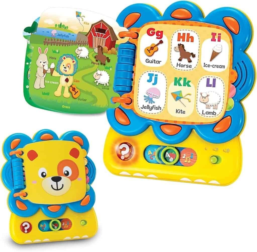 Words and ABC Learning for Toddlers 1-3 Years Old with Chapa The Lion Alphabet Book – Interactive Sound Book with Melodies, Fun Sounds & Light for Early Education and Development