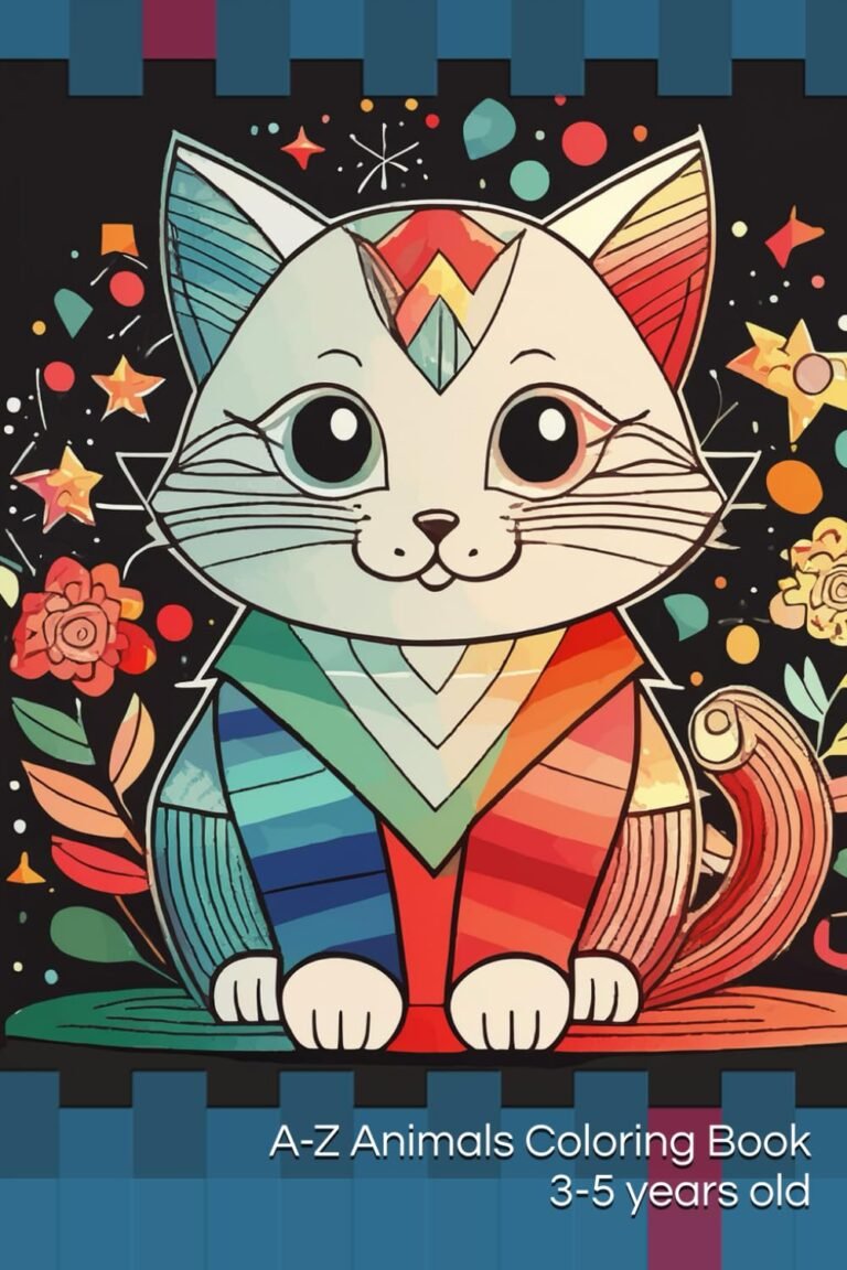 A-Z Animals Coloring Book: 3-5 Years Old