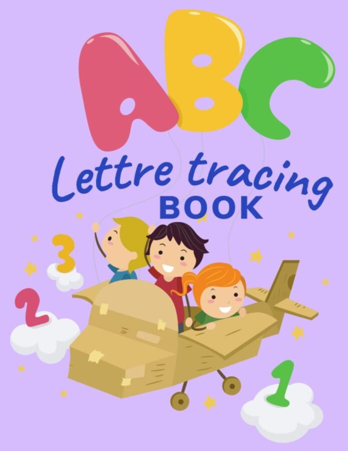 ABC tracing letters book homeschool for 3 years old, learn alphabets with tracing in worksheets for preschoolers