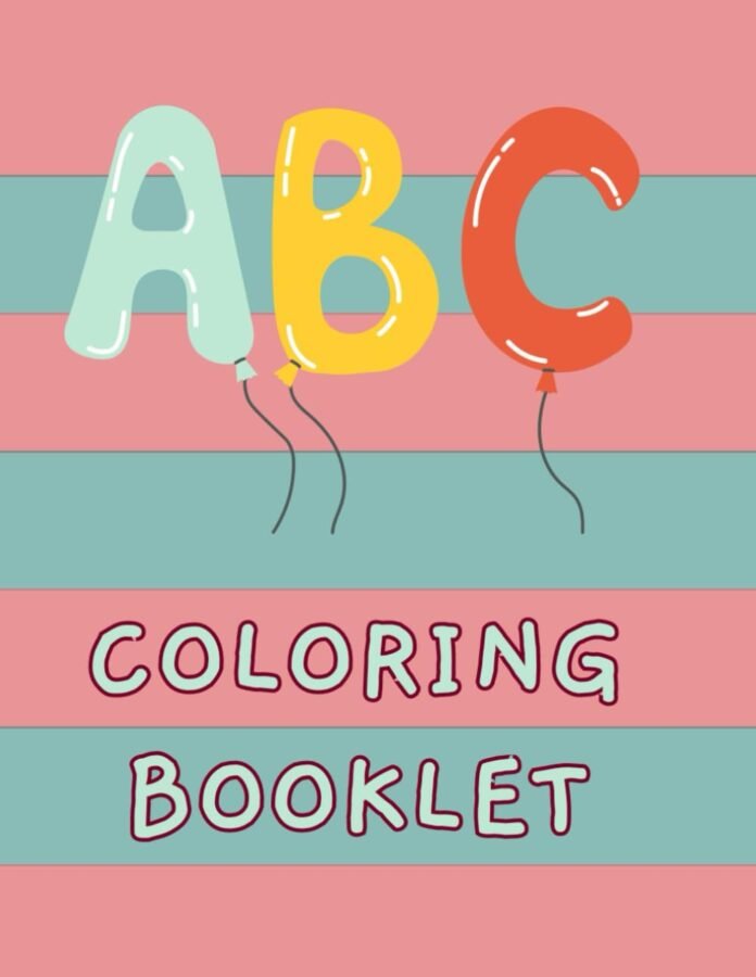 Alphabet coloring booklet: Fun alphabet and number themed coloring pages for children
