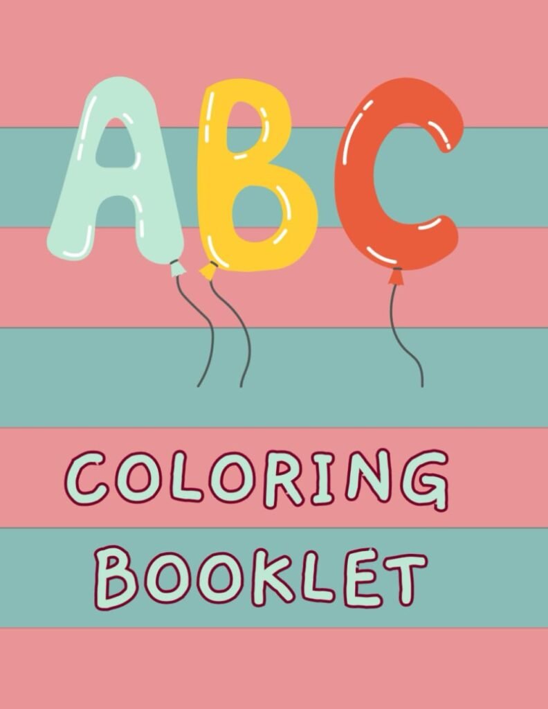 Alphabet coloring booklet: Fun alphabet and number themed coloring pages for children
