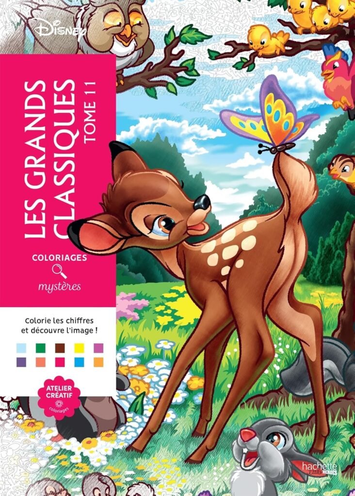 Coloriages mystères Disney – Les Grands classiques Tome 11