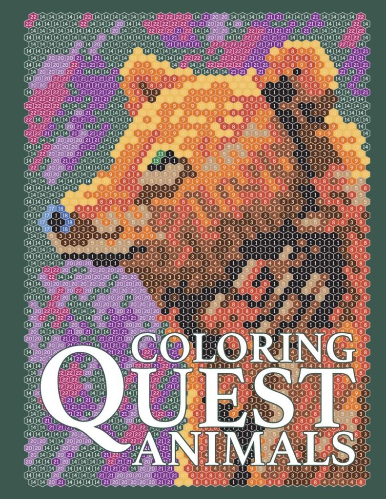 Coloring Quest: ANIMALS (Color Quest Color By Number)