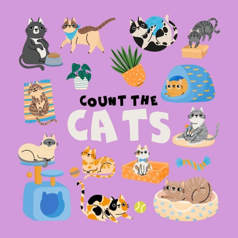 Count The Cats: Can you count all the Cats? A Fun Activity Book For 2-5 Year Olds (Kids Who Count | Counting Books for Ages 3-5 Year Olds )
