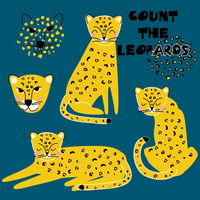 Count The Leopards: Can you count all the Leopards? A Fun Activity Book For 2-5 Year Olds (Kids Who Count | Counting Books for Ages 3-5 Year Olds )