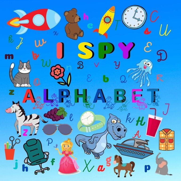 I SPY Alphabet: Fun Guessing Book For Toddlers (Puzzle Book For 2-5 Years Old)