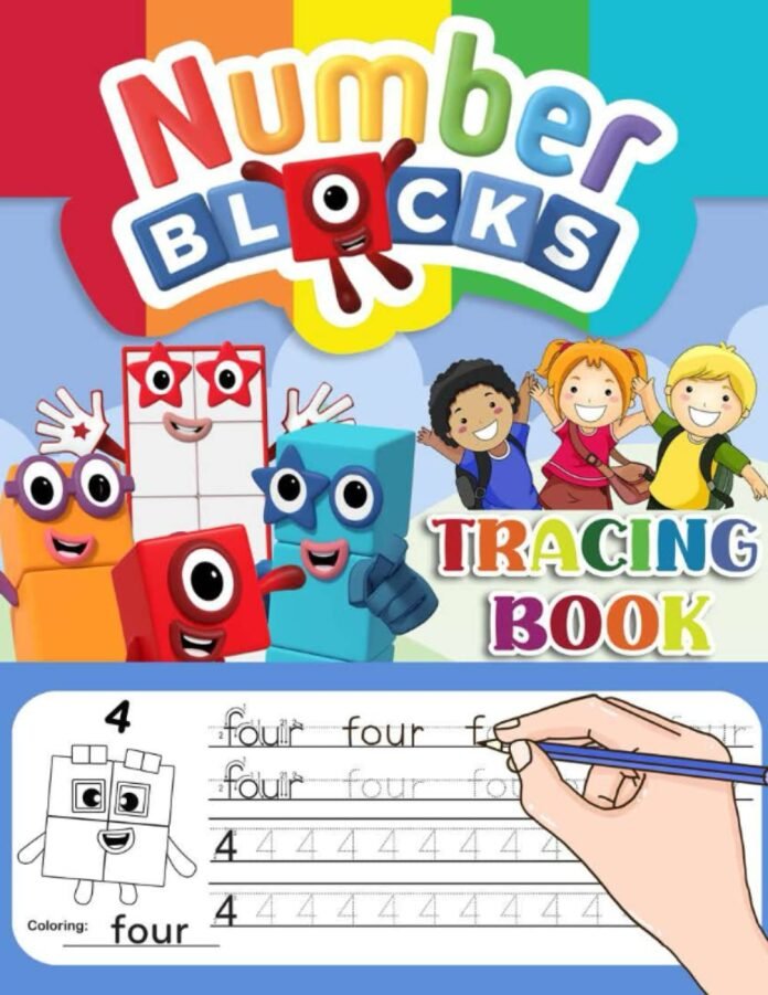 My First Number 1 to 100 Blocks Tracing Book: Practice counting numbers from 1 to 100 for 3-5 year olds and preschoolers!