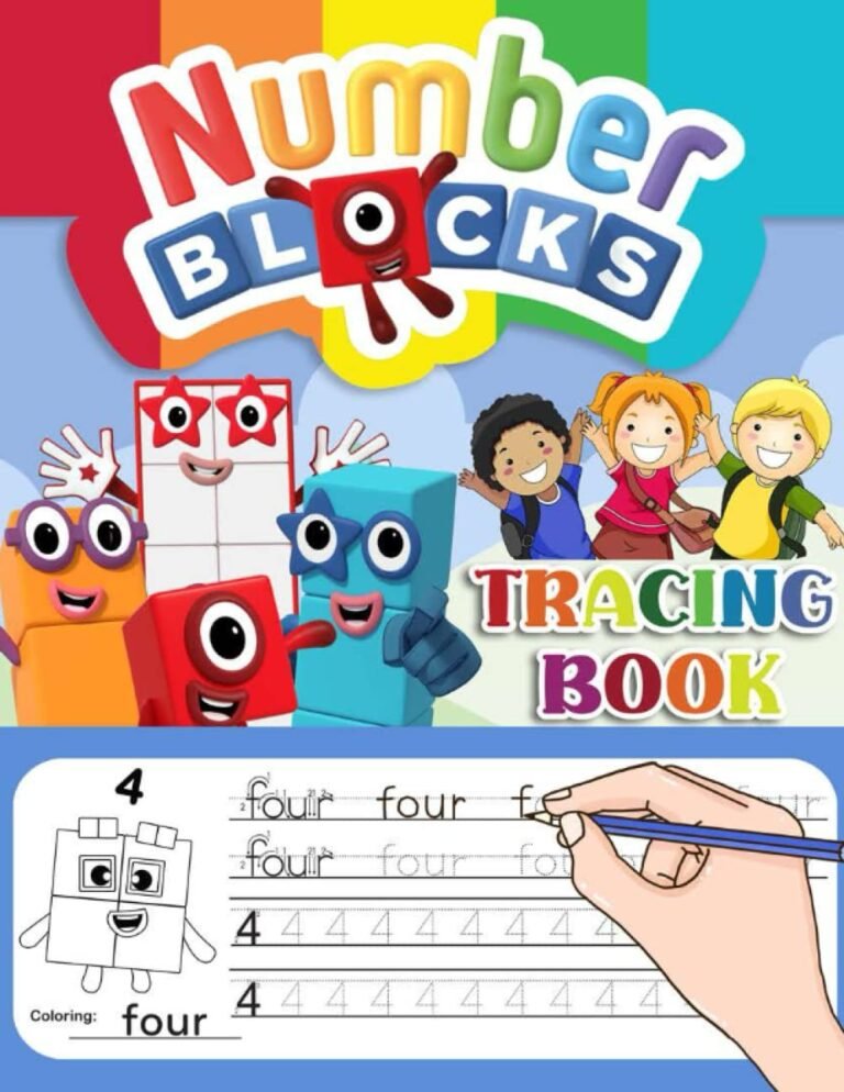 My First Number 1 to 100 Blocks Tracing Book: Practice counting numbers from 1 to 100 for 3-5 year olds and preschoolers!