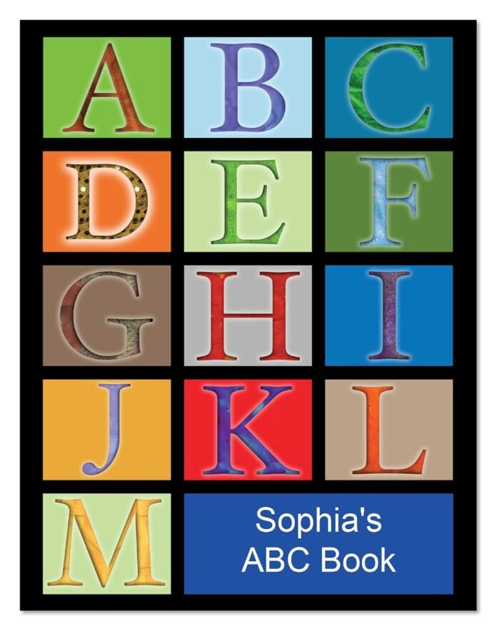 Personalized Paperback Children’s ABC Book with Customized Kid’s Name, Hair Color, Gender, and More
